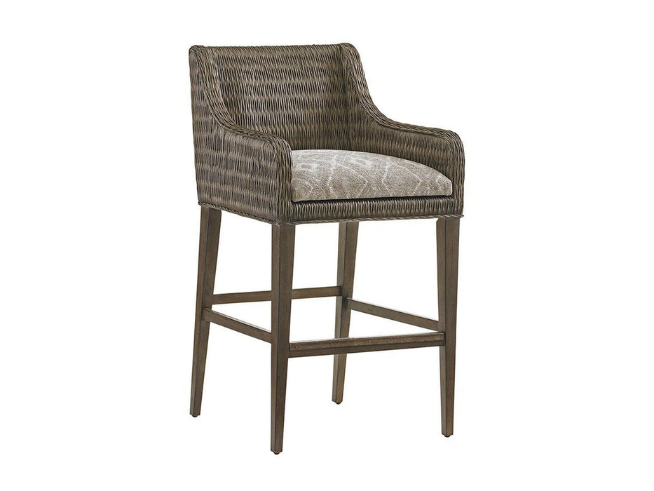 Tommy Bahama Home Cypress Point Turner Woven Bar Stool As Shown