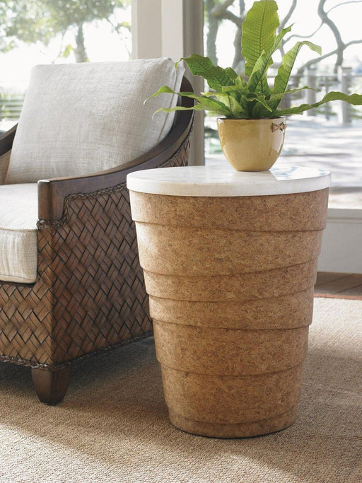 Tommy Bahama Home Island Fusion Kendari Round Accent Table