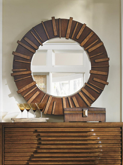 Tommy Bahama Home Island Fusion Kobe Round Mirror