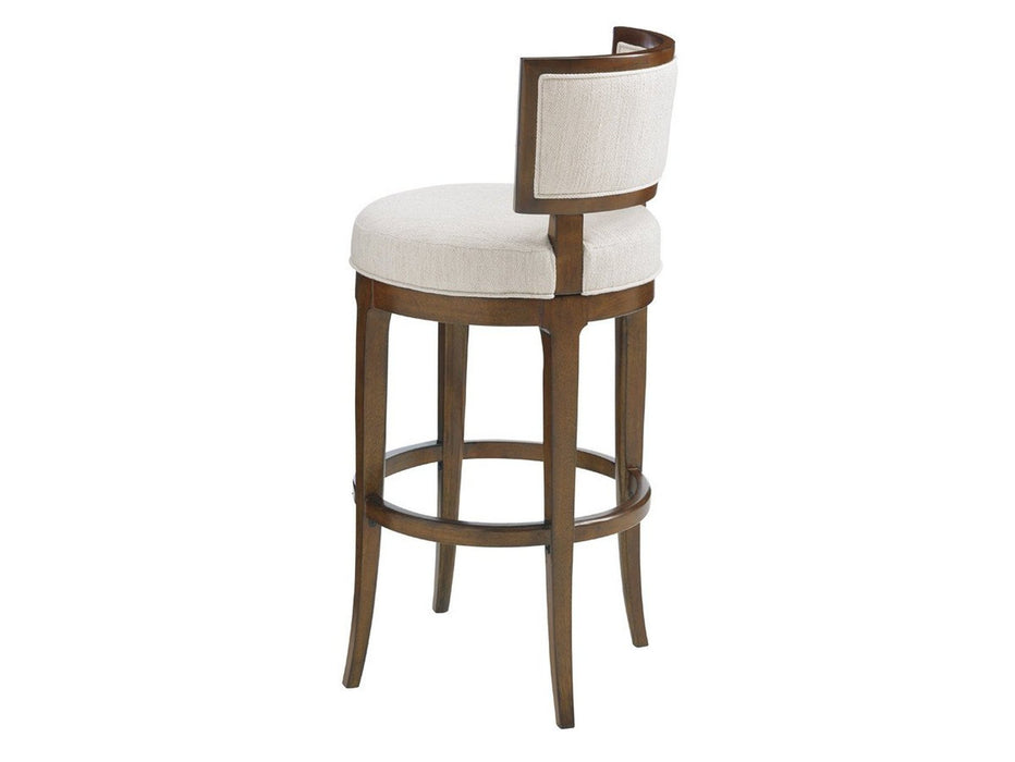 Tommy Bahama Home Island Fusion Macau Swivel Bar Stool Customizable