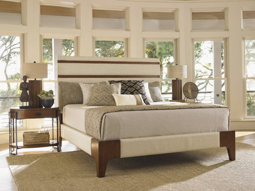 Tommy Bahama Home Island Fusion Mandarin Upholstered Panel Bed