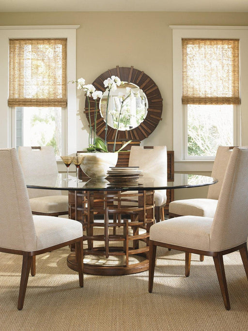 Tommy Bahama Home Island Fusion Meridien Round Dining Table