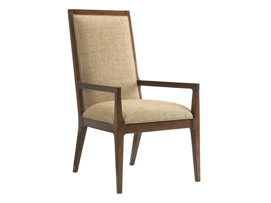 Tommy Bahama Home Island Fusion Natori Slat Back Arm Chair Customizable