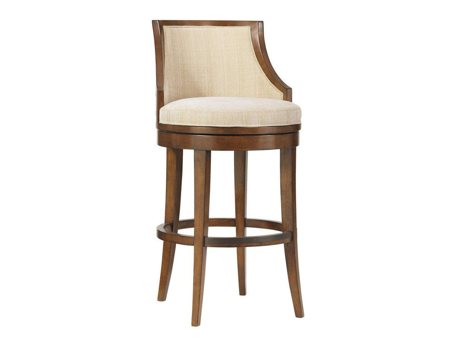 Tommy Bahama Home Ocean Club Cabana Swivel Bar Stool As Shown