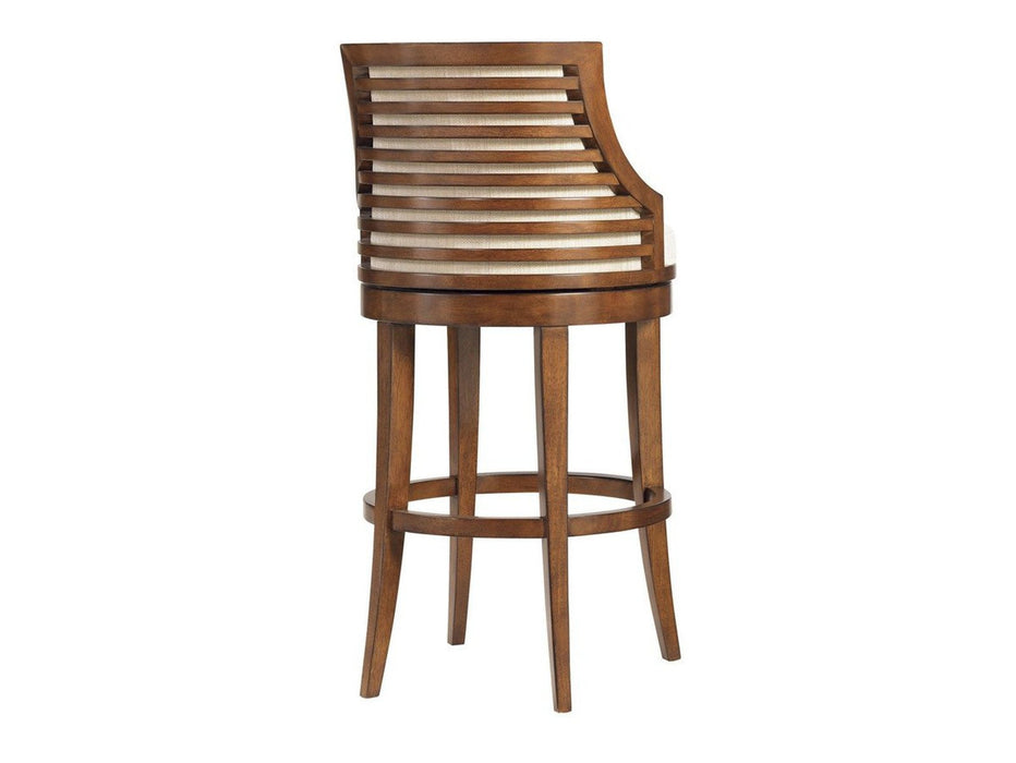 Tommy Bahama Home Ocean Club Cabana Swivel Bar Stool Customizable