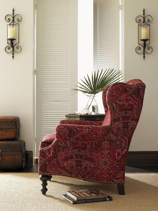 Tommy Bahama Home Royal Kahala Batik Wing Chair