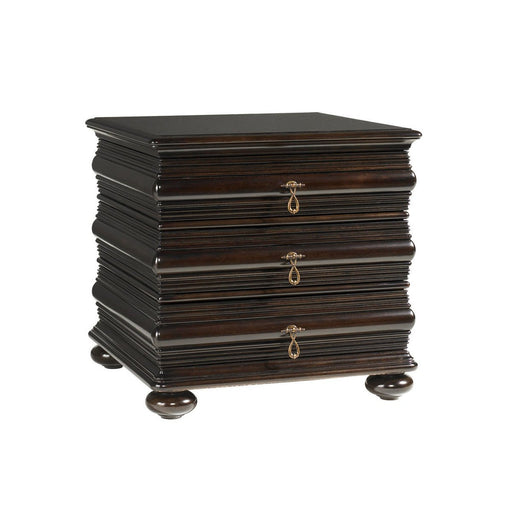 Tommy Bahama Home Royal Kahala Black Sands Lamp Table