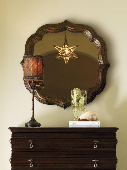 Tommy Bahama Home Royal Kahala Lotus Blossom Mirror