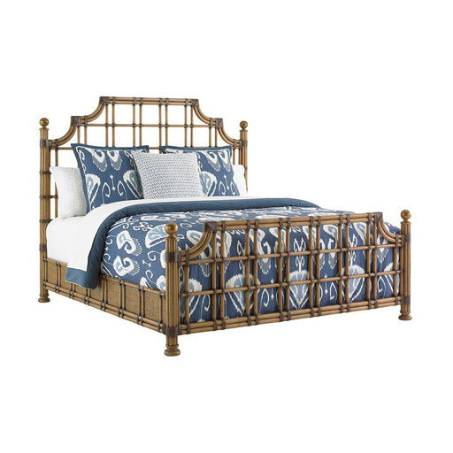 Tommy Bahama Home Twin Palms St. Kitts Rattan Bed