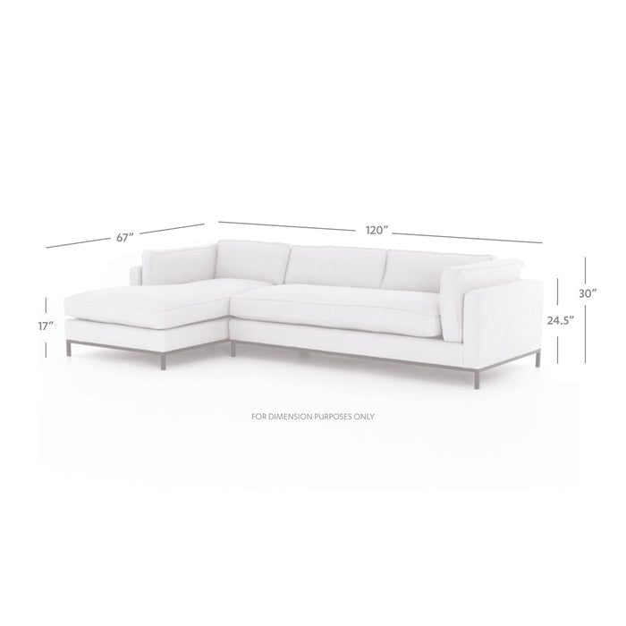 Four Hands Grammercy 2 PC Chaise Sectional