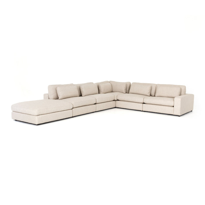 Four Hands Bloor 5 PC Sectional with Ottoman