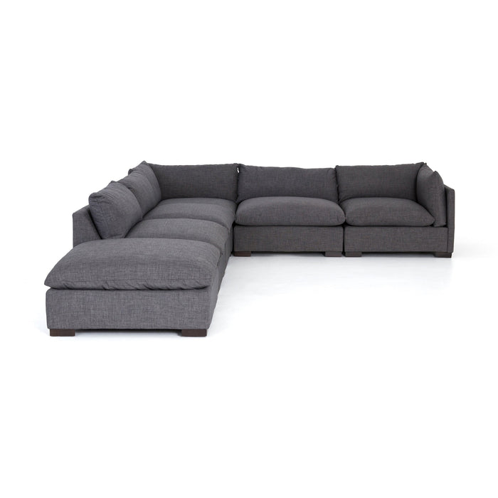 Four Hands Westwood 5 PC Sectional with Ottoman