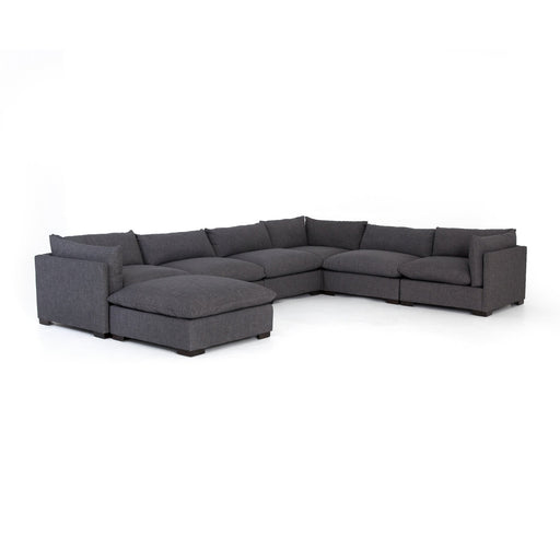 Four Hands Westwood 6 PC Sectional with Ottoman