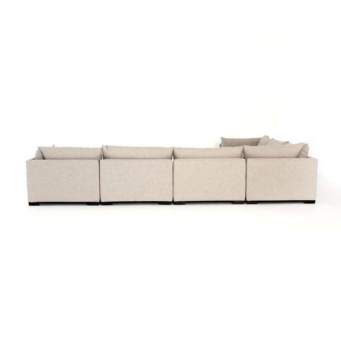 Four Hands Westwood 6 PC Sectional with Ottoman