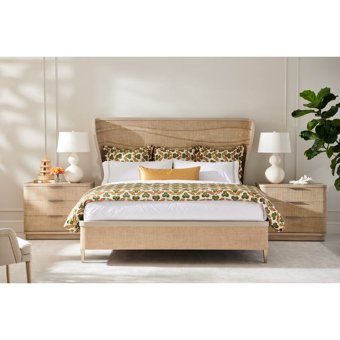 Jonathan Charles Seiche Woven Wing Wave Bed