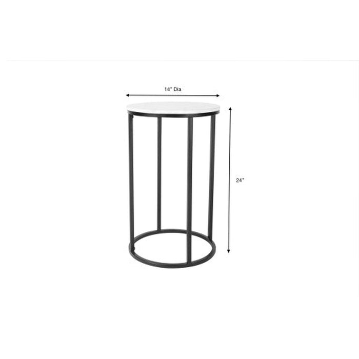 Surya Aryaa Round End Table