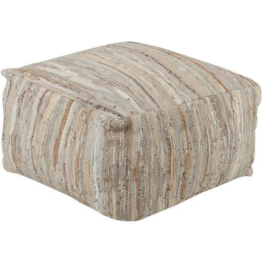 Surya Anthracite Pouf