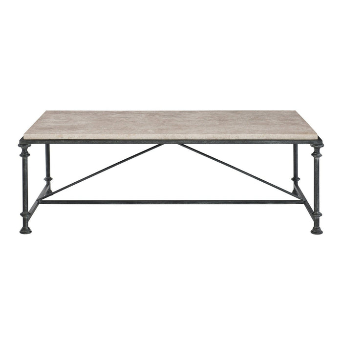 Bernhardt Galesbury Rectangular Metal Cocktail Table