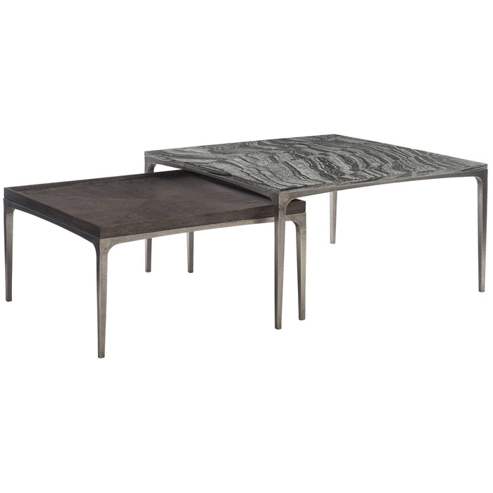 Bernhardt Interiors Strata Charcoal Cocktail Table