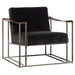 Bernhardt Dekker Chair in Burnished Hammered Iron