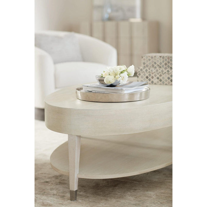 Bernhardt East Hampton Oval Cocktail Table