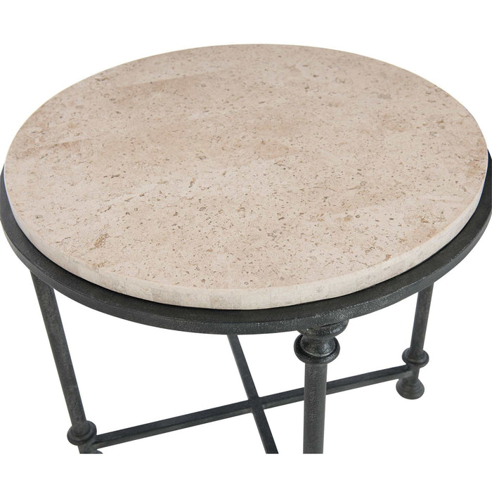 Bernhardt Galesbury Round Metal End Table