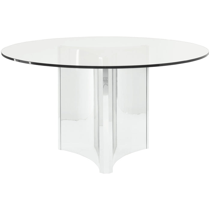 Bernhardt Interiors Abbott Round Metal Dining Table