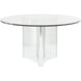 Bernhardt Interiors Abbott Round Metal Dining Table