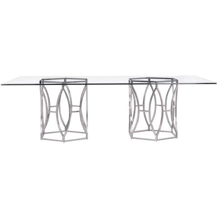 Bernhardt Interiors Argent Rectangular Dining Table