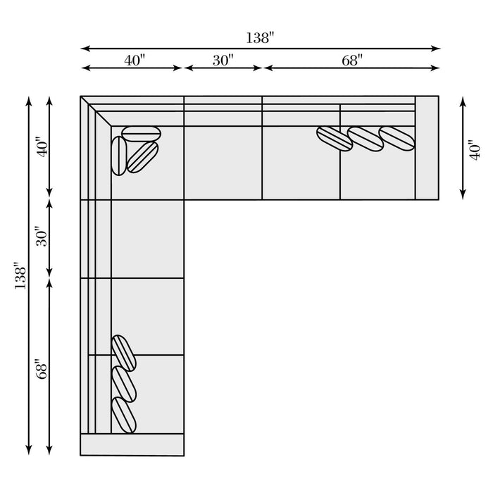 Bernhardt Larson Sectional