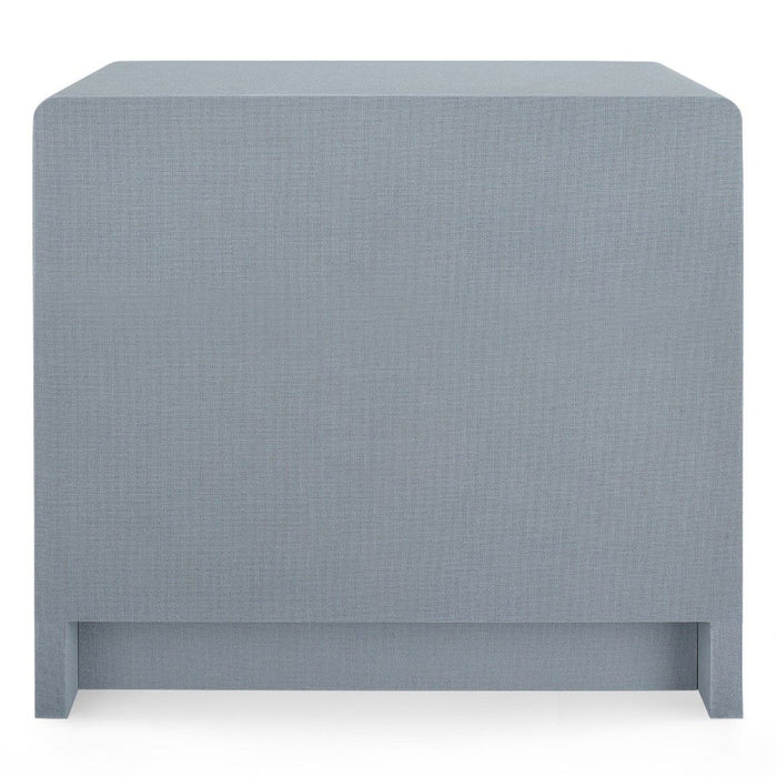 Villa & House Bryant Linen 3-Drawer Side Table