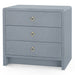 Villa & House Bryant Linen 3-Drawer Side Table