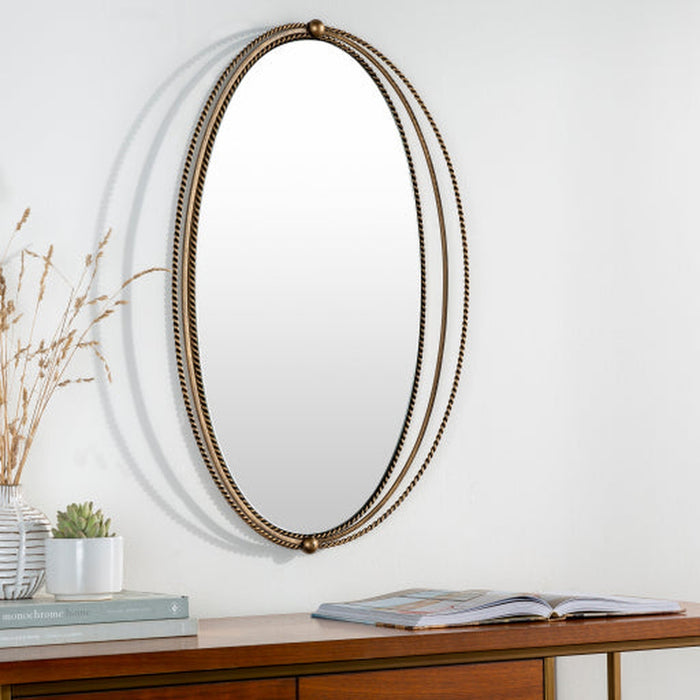 Surya Chasm Oval Mirror