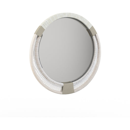 Jonathan Charles Gyre Round Multimedia Mirror