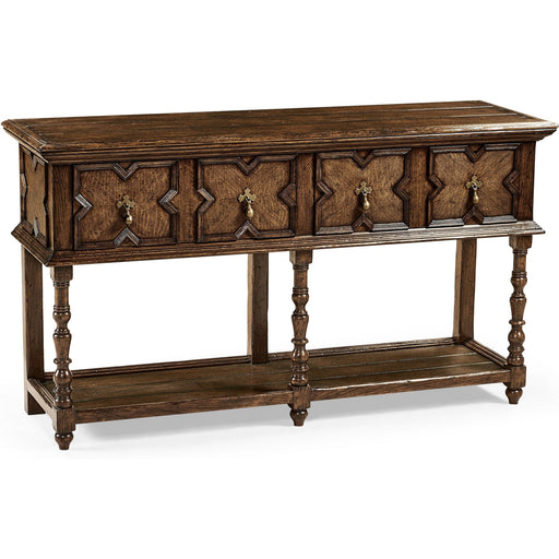 Jonathan Charles Tudor Style Dark Oak Buffet