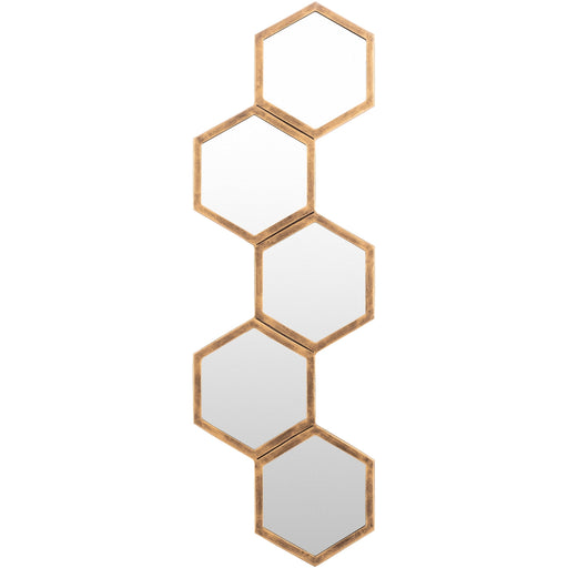 Surya Honeycomb Mirror