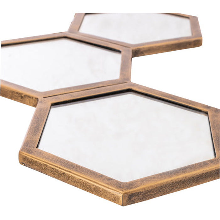 Surya Honeycomb Mirror