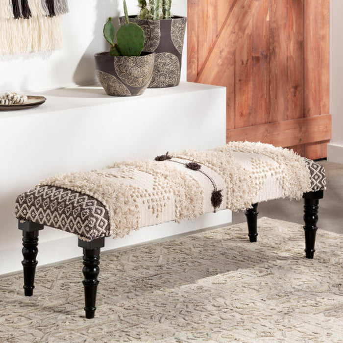 Surya Haarlem Upholstered Bench