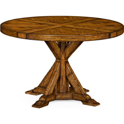 Jonathan Charles Walnut Solid Wood Dining Table