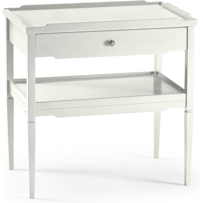 Jonathan Charles Remanence Large Side Table with Shelf