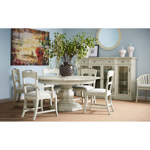 Jonathan Charles Casual Accents Dining Table with Self-Storing Leaves