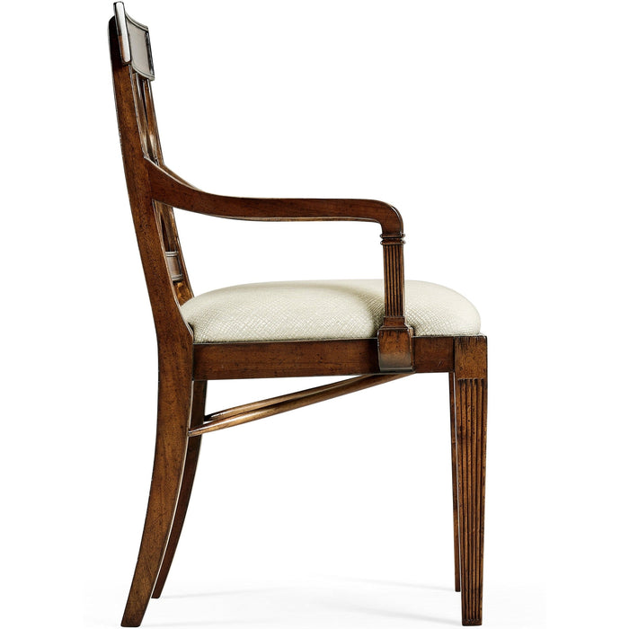 Jonathan Charles Buckingham Curved Back Arm Chair