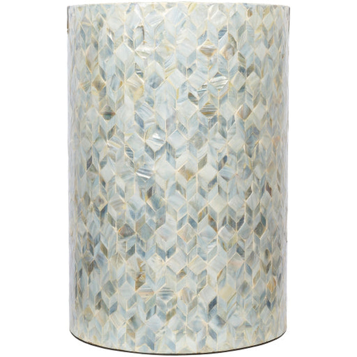 Surya Iridescent Round End Table