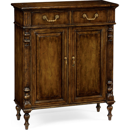 Jonathan Charles Narrow Cabinet with Cupboard