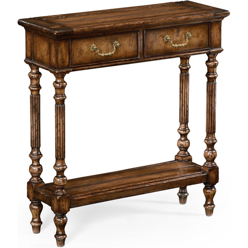 Jonathan Charles Buckingham Narrow Walnut Console