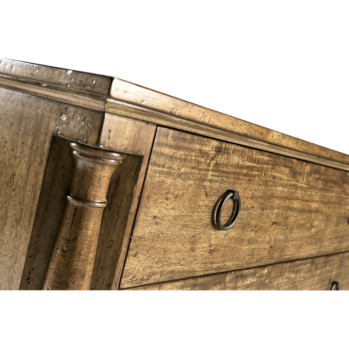 Jonathan Charles Large Medium Driftwood Chest of Drawers