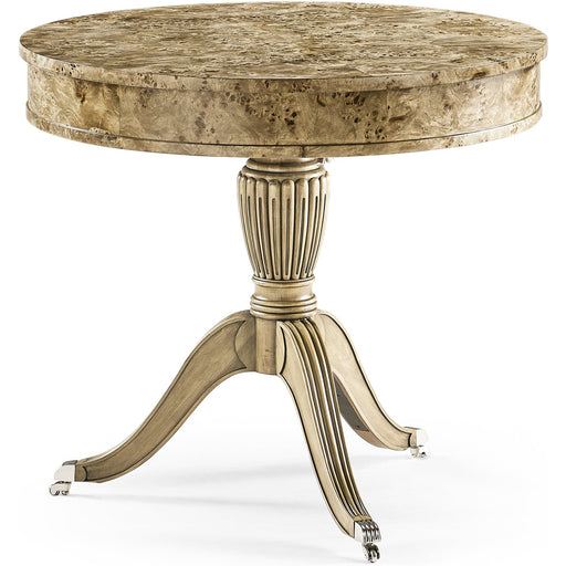 Jonathan Charles Fulgurite Drum Table