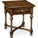 Jonathan Charles Elizabethan Dark Oak Square Side Table