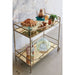 Caracole Edge Occasional Vector Bar Cart DSC