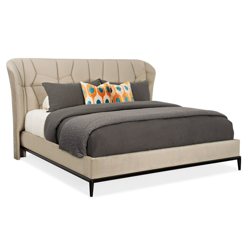 Caracole Modern Edge Vector Upholstered Bed - Cal King DSC